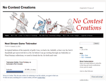 Tablet Screenshot of no-contest-creations.com